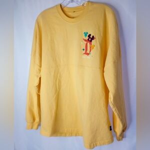 *Donald, Goofy Disneyland Disney Spirit Jersey Yellow Size L
